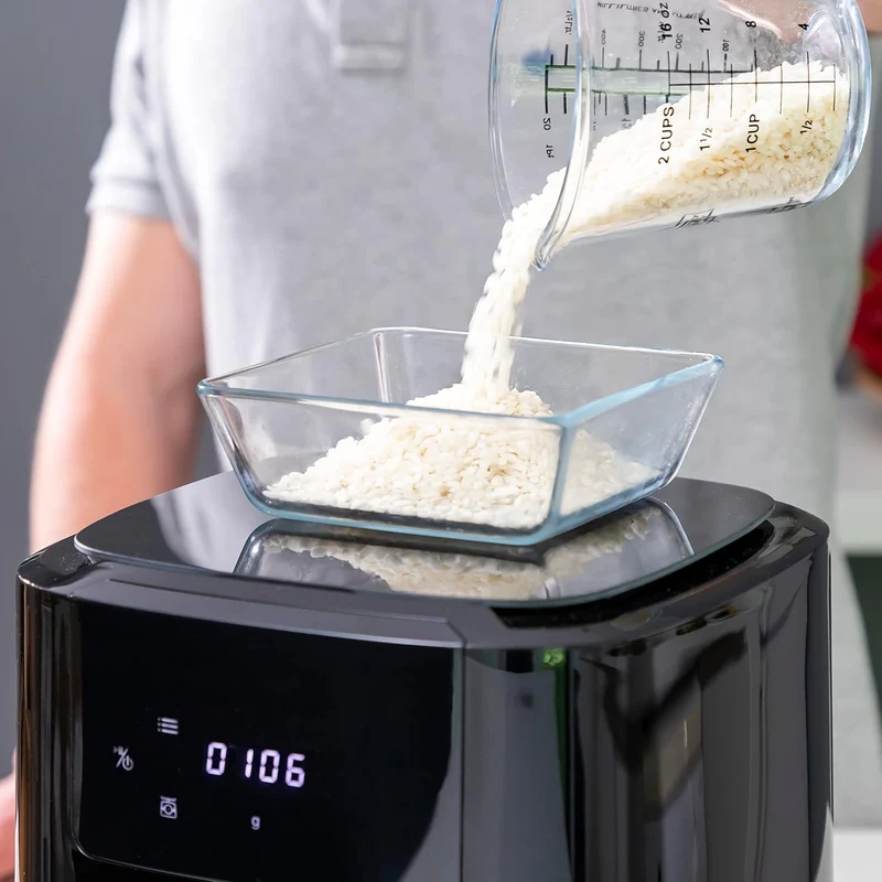 InnovaGoods® Heissluftfriteuse 5L, airfryer 1500W mit +100 Rezepten in DE, heissluftfriteuse mit int