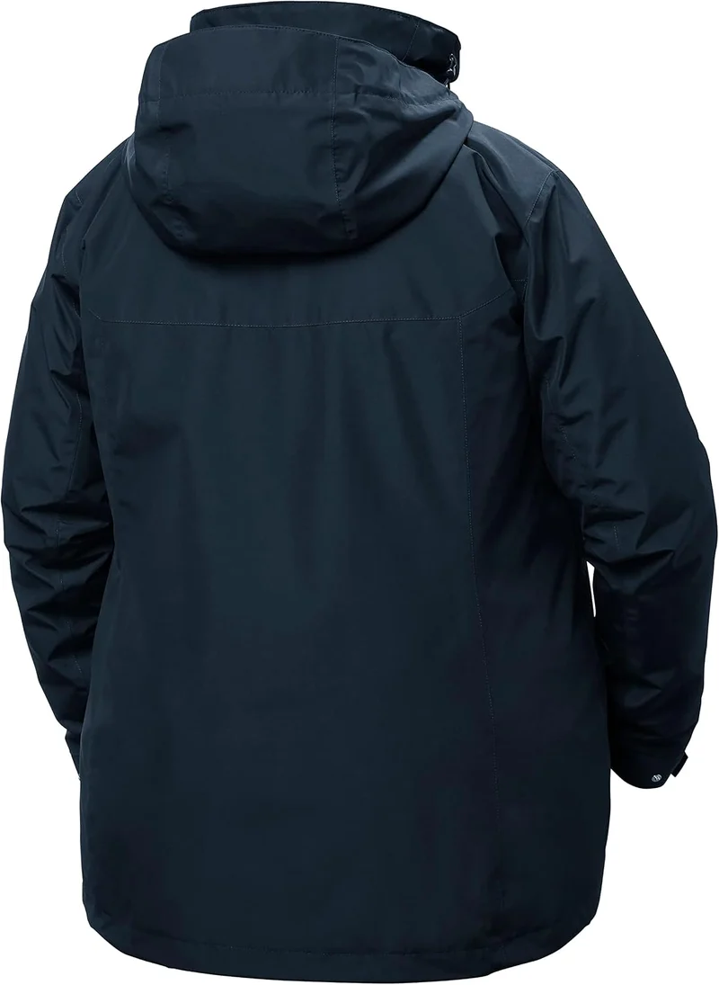 Helly Hansen Damen W Aden Plus Jacket Rain Jacket XXL Grosse Grössen Navy, XXL Grosse Grössen Navy