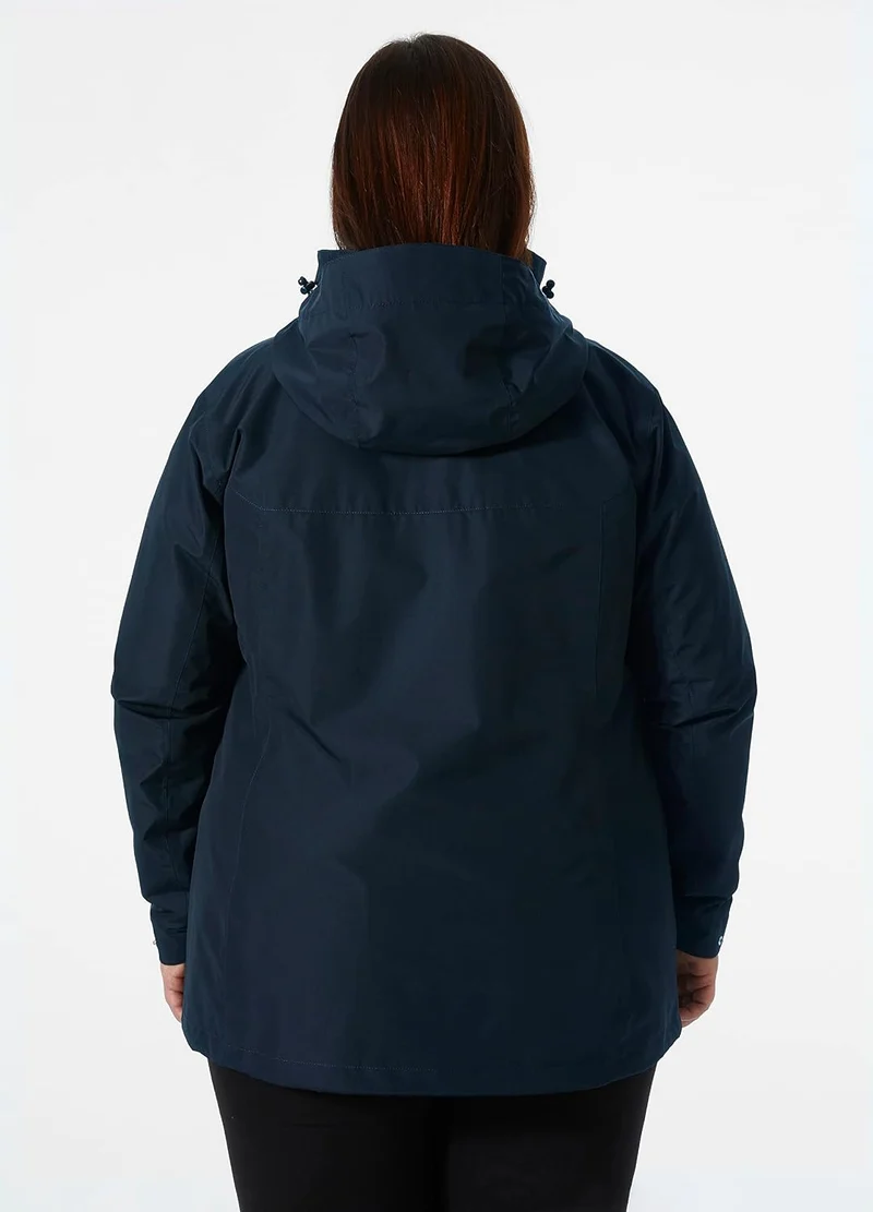 Helly Hansen Damen W Aden Plus Jacket Rain Jacket XXL Grosse Grössen Navy, XXL Grosse Grössen Navy