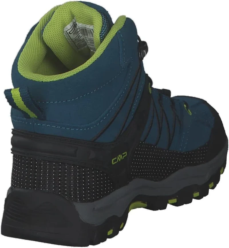 CMP Kids Rigel Mid Trekking Wp Walking Shoe, Deep Lake-Acido, 35 EU