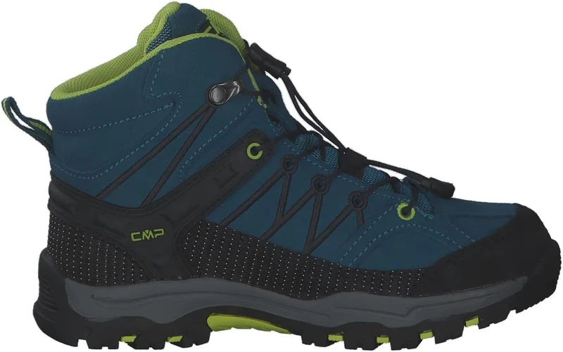 CMP Kids Rigel Mid Trekking Wp Walking Shoe, Deep Lake-Acido, 35 EU