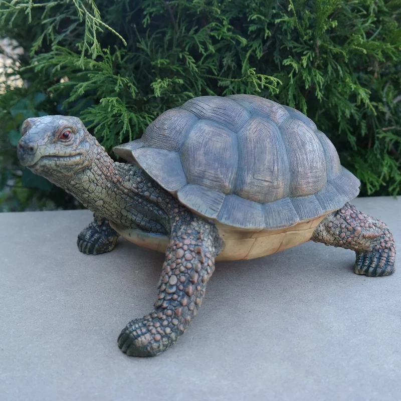 FDSt Dekofigur Schildkröte Tierfigur Gartenfigur wetterfest