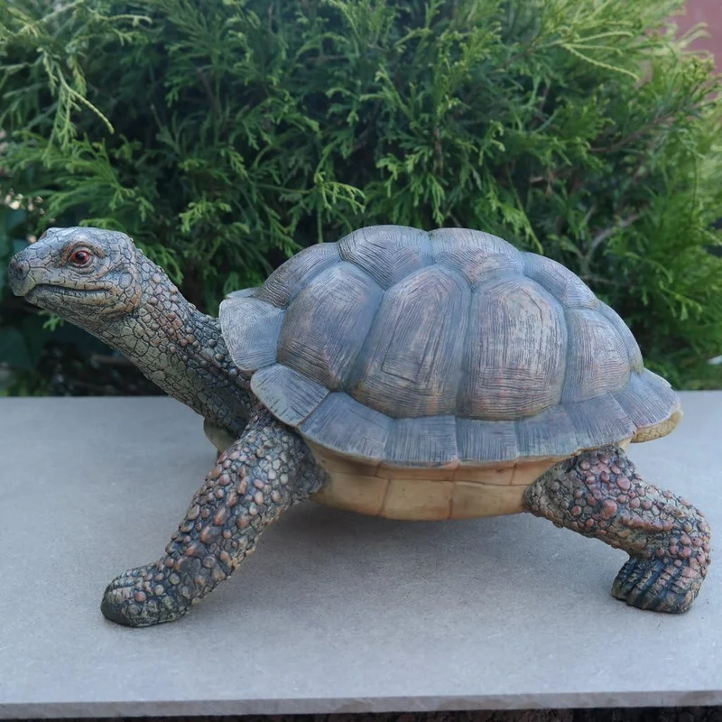 FDSt Dekofigur Schildkröte Tierfigur Gartenfigur wetterfest