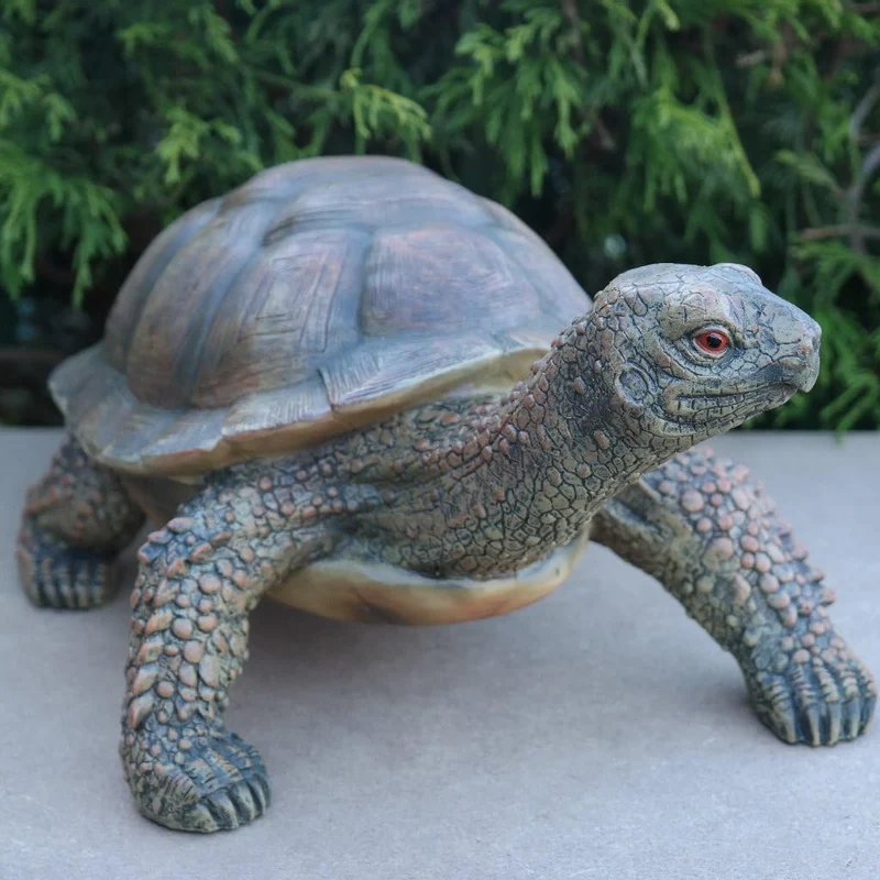 FDSt Dekofigur Schildkröte Tierfigur Gartenfigur wetterfest