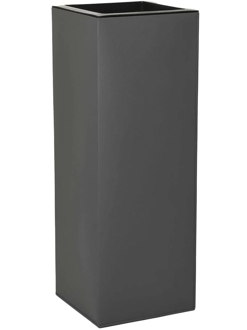 VIVANNO Pflanzkübel Blumenkübel Zink Metall Anthrazit Block 65 mit Einsatz Anthrazit 65x24x24, Anthr