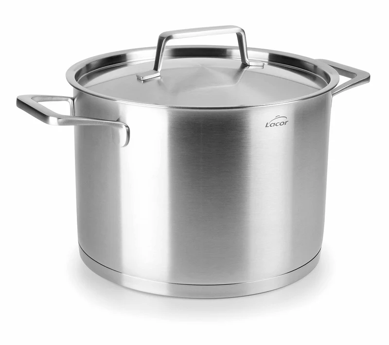 Lacor FLEISCHTOPF MIT Deckel Foodie 20X15.5CM, Edelstahl, Grey, 29 x 22 x 18 cm