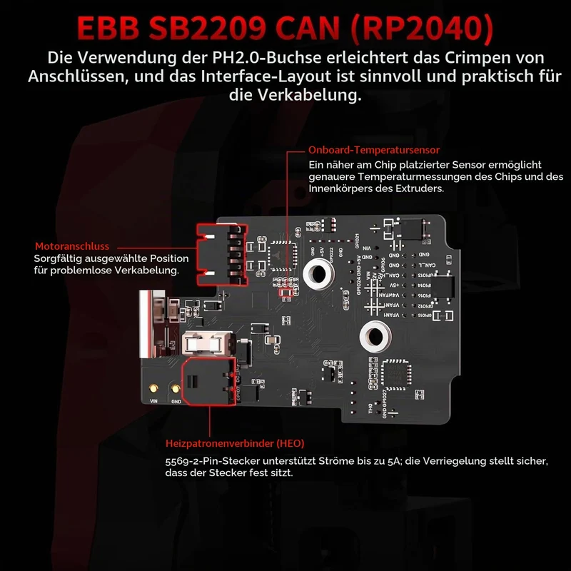 BIGTREETECH EBB SB2209 CAN V1.0（RP2040）