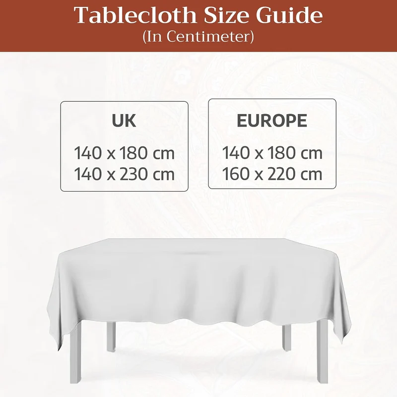 Maison d' Hermine Pumpkin Garden-Cloudy Cream 100% Baumwolle Tischdecke für Küche | Abendessen | Tis