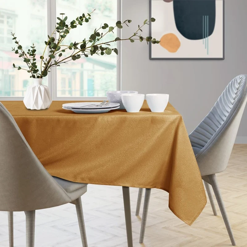 AmeliaHome Tischdecke 110x180 cm Tischtuch Tafeldecke Fleckschutz Lotuseffekt Abwaschbar Wasserabwei