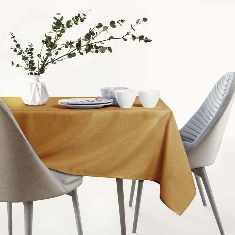 AmeliaHome Tischdecke 110x180 cm Tischtuch Tafeldecke Fleckschutz Lotuseffekt Abwaschbar Wasserabwei