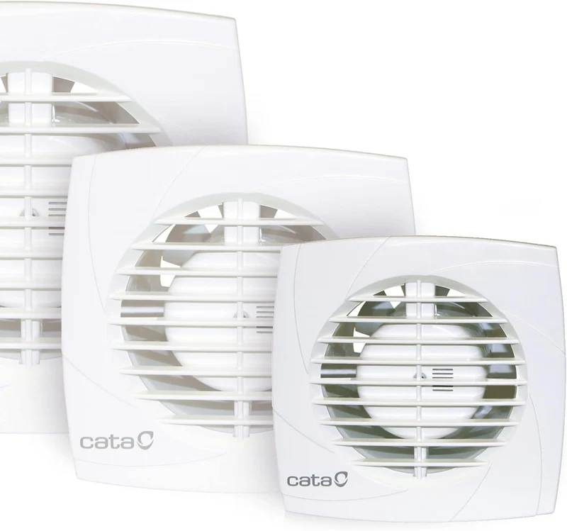 Cata B10 Plus-Badlüfter, 98 m³/h, 10 cm, 2500 U/min, Weiss