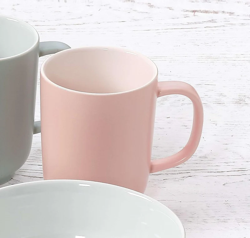 Ritzenhoff & Breker Kaffeebecher-Set Jasper, 4 Stück (1er Pack), Rosa, Rosa