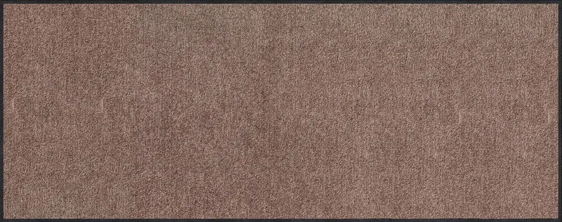 Erwin Müller Fussmatte Mainz, Schmutzfangmatte, Sauberlaufmatte Uni Nougat Grösse 80x200 cm - rutsch