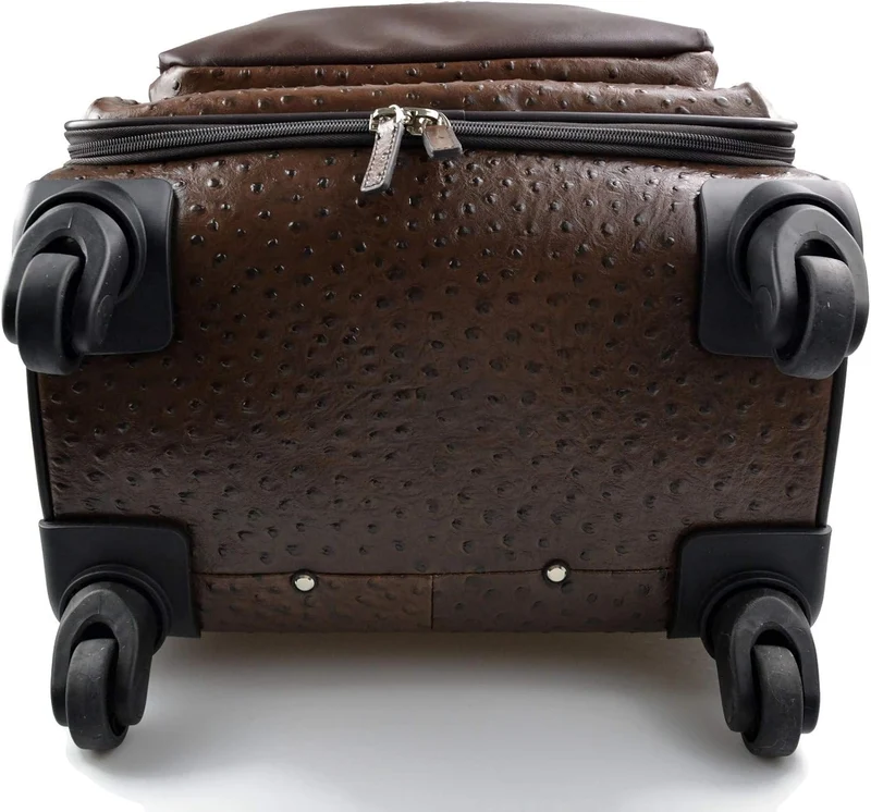 Leder reisekoffer troller kaffee leder reisetasche manner damen mit griff leder tasche reise tasche