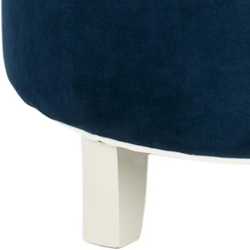 SAFAVIEH Glamourös Gepolstert Clubsessel, Marineblau, Blau