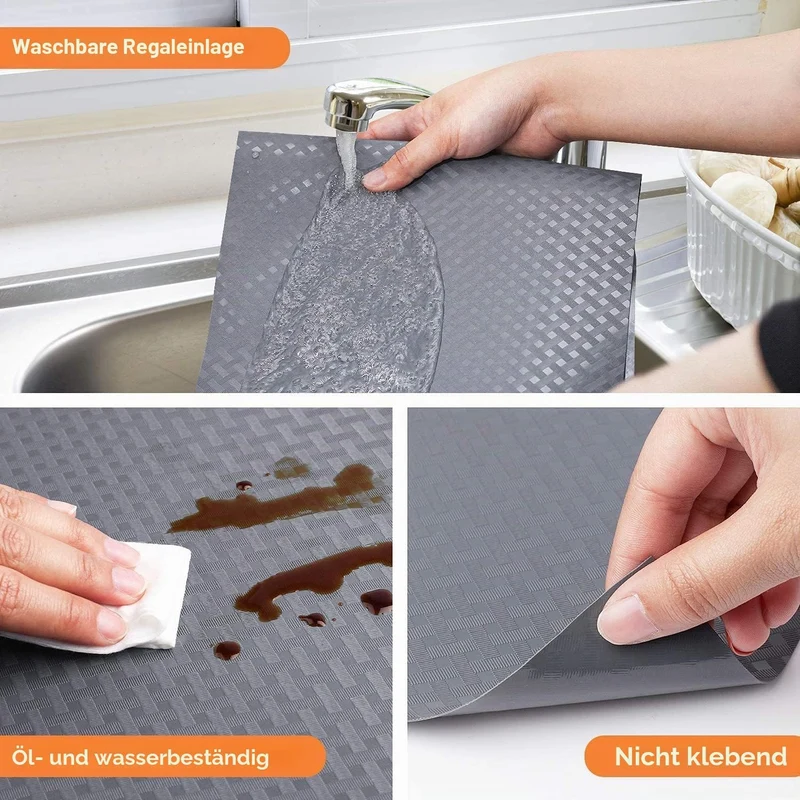 Schubladenmatte Nicht Klebende Haltbarem Schubladenauskleidung Antirutschmatte Eva Material Wasserdi
