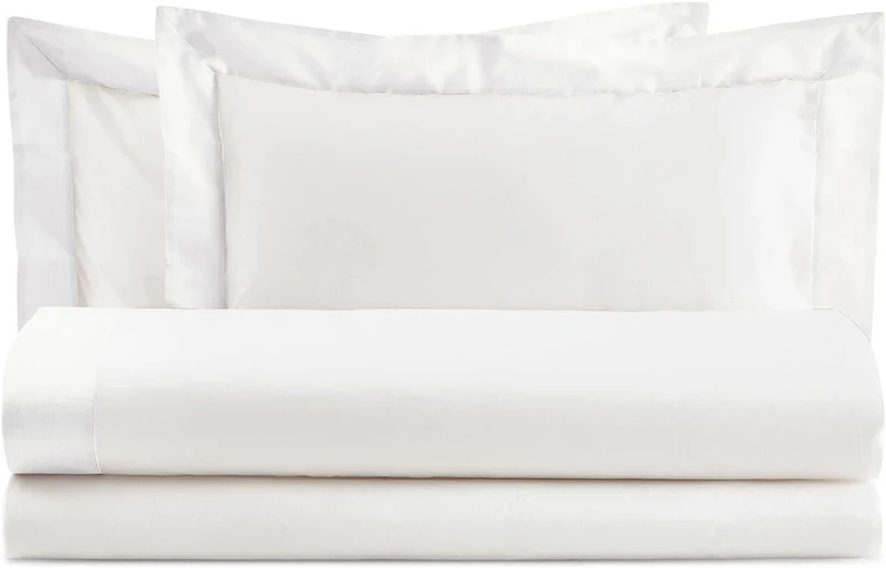 Lisola Bettwäsche-Set für Doppelbett, Baumwolle und Satin, 1 Bettlaken 250 x 290 cm + 1 Spannbettlak
