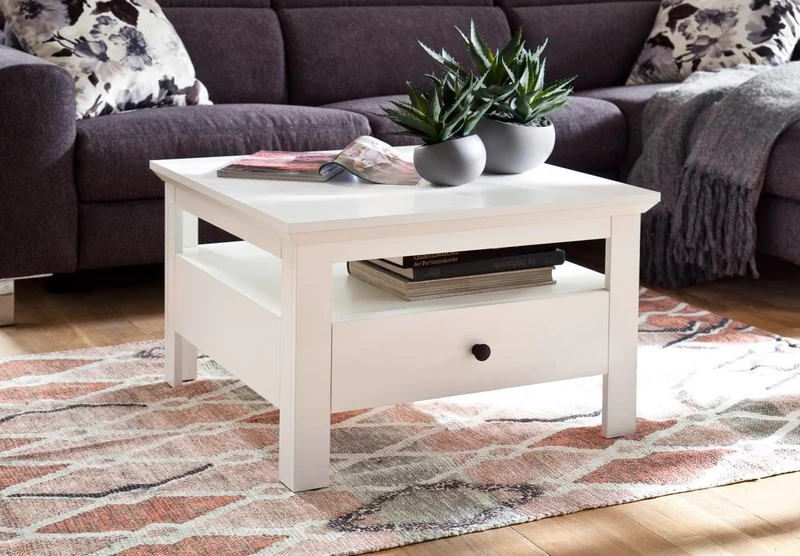 trendteam smart living - Couchtisch Wohnzimmertisch - Wohnzimmer - Universal- Aufbaumass (BxHxT) 70