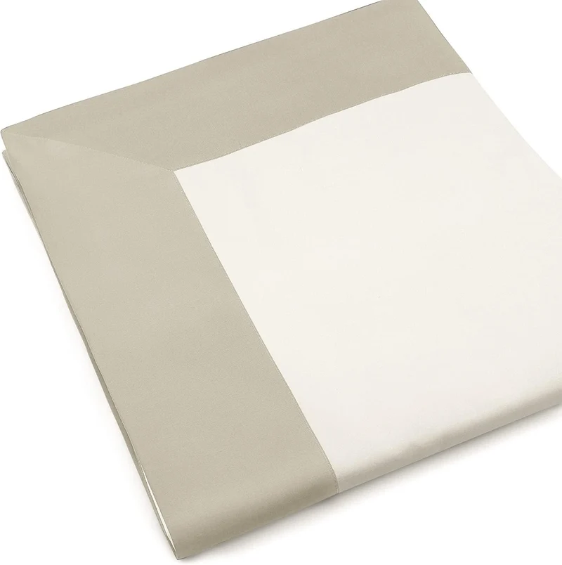 Lisola Bettwäsche-Set für Doppelbett, Baumwolle und Satin, 1 Bettlaken 250 x 290 cm + 1 Spannbettlak