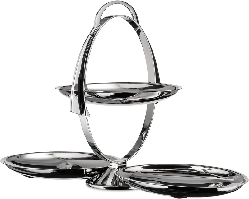 Alessi Anna Gong AM37 Etagere, Edelstahl, 3,2 x 21 x 5,8 cm, Einheiten, 1.0 & PSJS Juicy SALIF Zitro