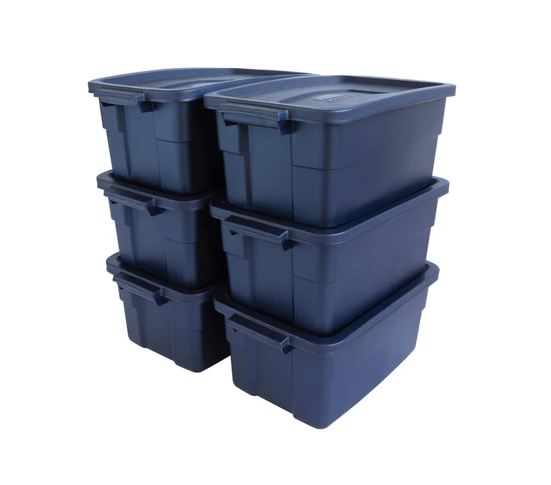 Rubbermaid Roughneck Aufbewahrungstaschen, 9,5 l, langlebig, stapelbar, ideal für Gegenstände ausser