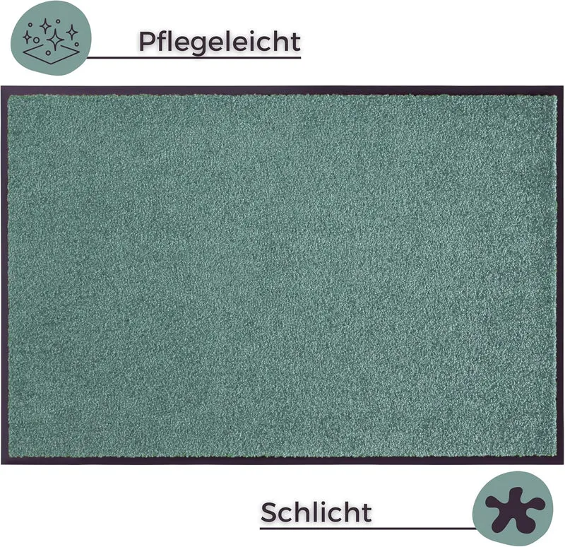 Hanse Home Fussmatte (S-XXL) 60x90cm – 12 Farben – Fussmatte Outdoor Schmutzfangmatte Türmatte Wasch