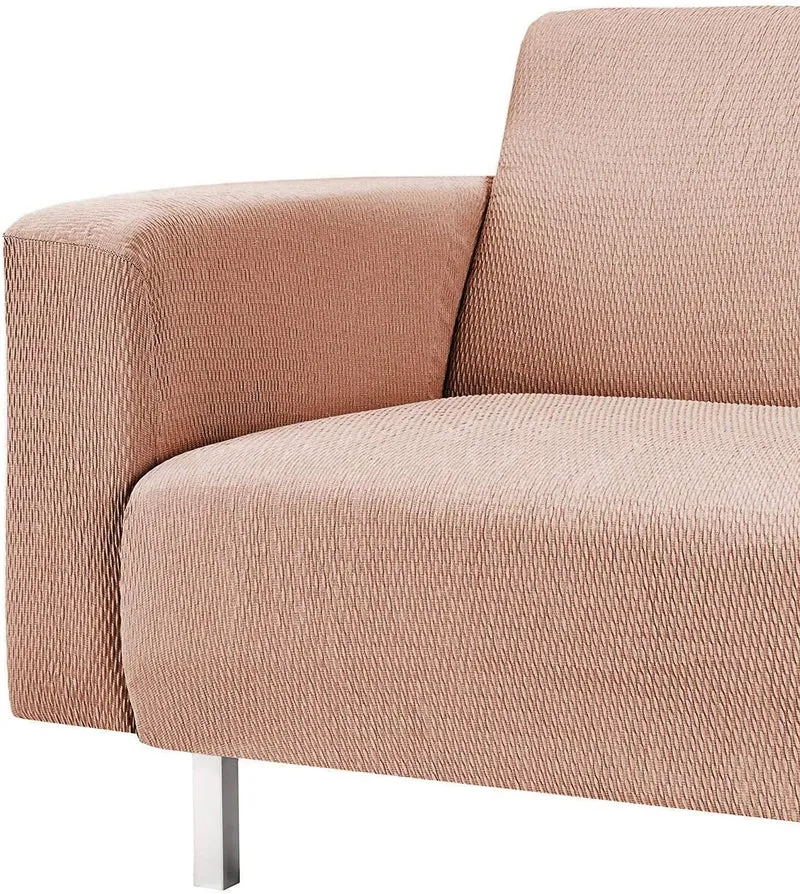 Martina Home - Bezug für Chaise Longue, Modell Túnez, Lachsfarbe, Eckteil rechts langer rechter Arm