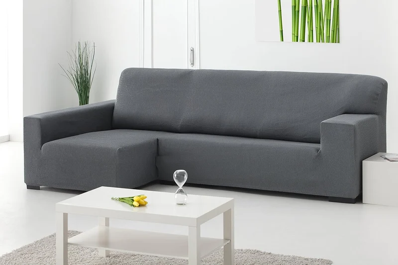 Martina Home - Bezug für Chaise Longue, Modell Túnez, Lachsfarbe, Eckteil rechts langer rechter Arm