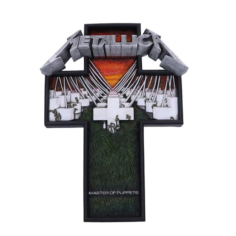 Nemesis Now Metallica Master of Puppets Wandschild, 31,5 cm, Kunstharz, mehrfarbig, offizielles Lize