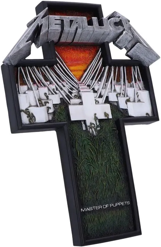 Nemesis Now Metallica Master of Puppets Wandschild, 31,5 cm, Kunstharz, mehrfarbig, offizielles Lize