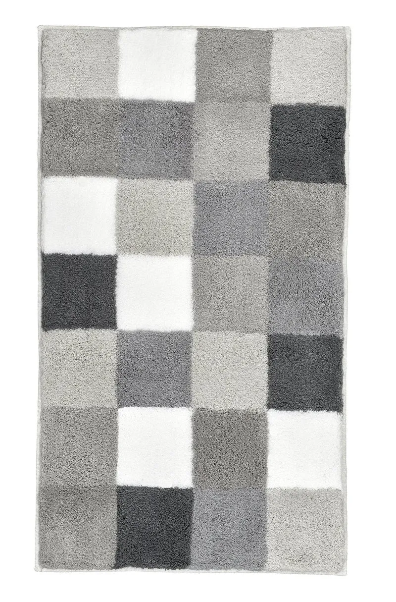 Kleine Wolke Caro Badteppich, Mikrofaser, Flanell, 1 cm cm, 60 x 105 cm Flanell 60 x 105 cm, Flanell
