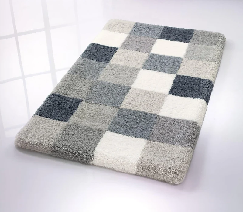 Kleine Wolke Caro Badteppich, Mikrofaser, Flanell, 1 cm cm, 60 x 105 cm Flanell 60 x 105 cm, Flanell