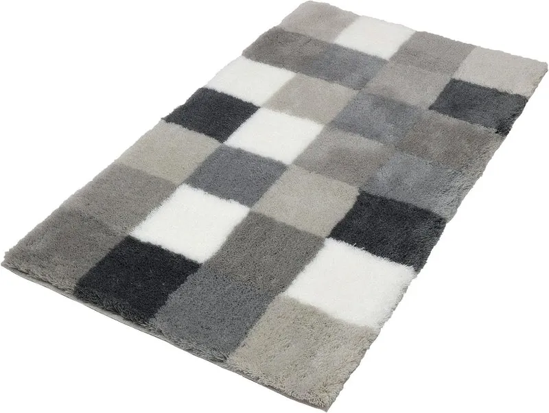 Kleine Wolke Caro Badteppich, Mikrofaser, Flanell, 1 cm cm, 60 x 105 cm Flanell 60 x 105 cm, Flanell
