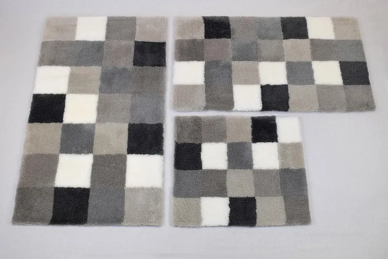 Kleine Wolke Caro Badteppich, Mikrofaser, Flanell, 1 cm cm, 60 x 105 cm Flanell 60 x 105 cm, Flanell