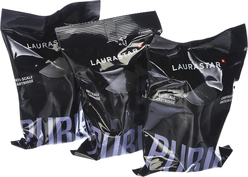 Laurastar Lift Original Red & Kalkschutzkartuschen zur Wasserfilterung 3-er Set Bundle mit Kalkschut