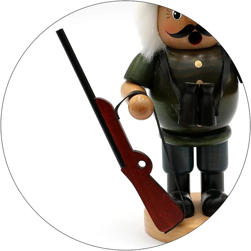 Dekohelden24 Lustiges Räuchermännchen als Jäger, ca. 19 cm 520357-19-Jaeger 19 cm Jäger, 19 cm Jäger