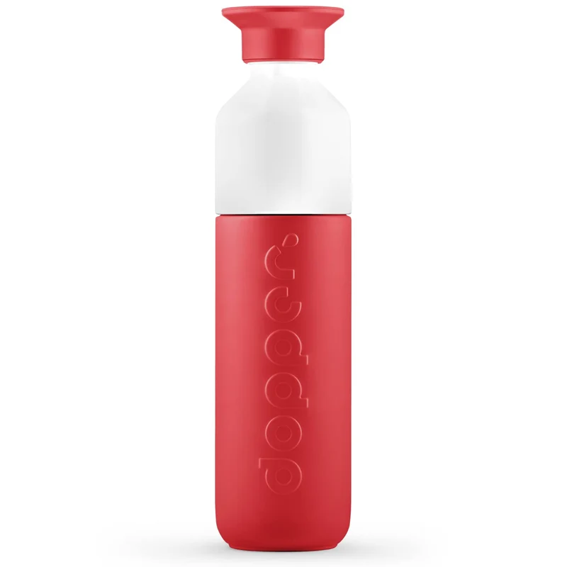Dopper Insulated Deep Coral Thermosflasche - Edelstahl Trinkflasche 350ml - Kaffeebecher to go - The
