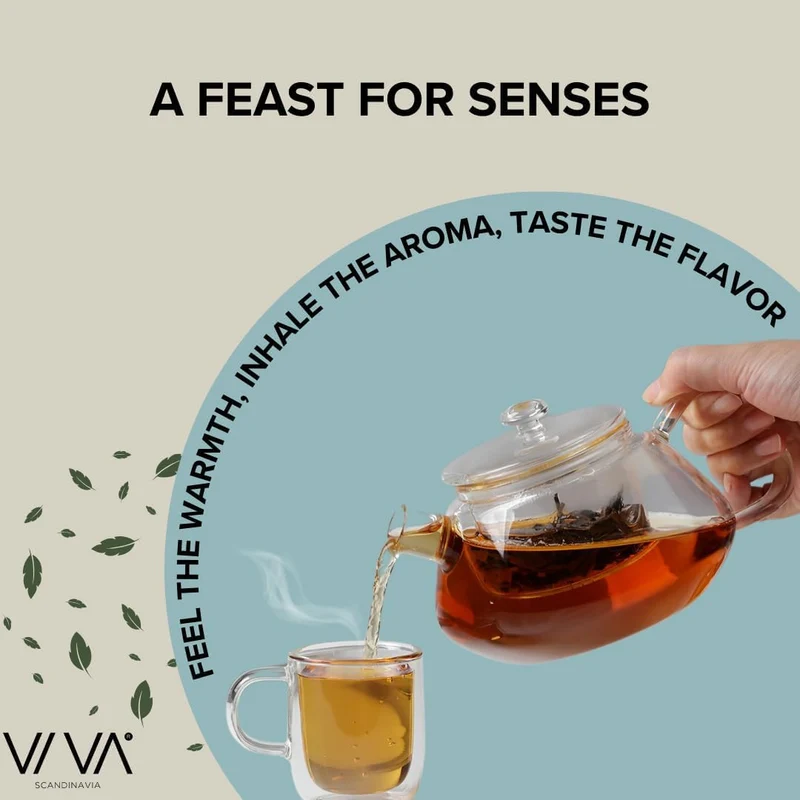 Viva Scandinavia Teekanne Nicola aus Glas