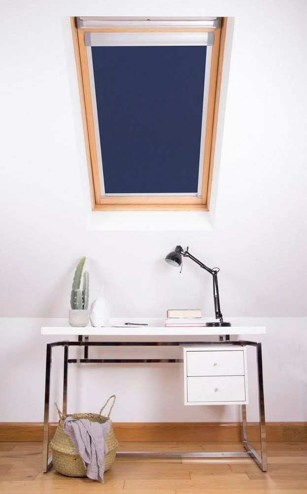 Bloc Skylight Rollo Für Velux Dachfenster Blockout, Marineblau, U04 U04 Für Velux Dachfenster Navy,