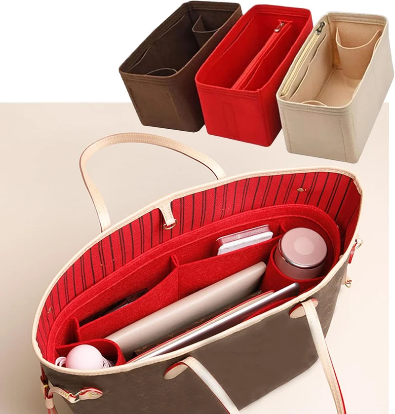 Geldbörseneinsätze für Lv Speedy 25 Organizer-Einsatz, für Monogramm-Tasche, HandBag-Schutzeinlage