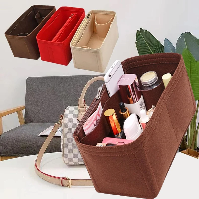 Geldbörseneinsätze für Lv Speedy 25 Organizer-Einsatz, für Monogramm-Tasche, HandBag-Schutzeinlage