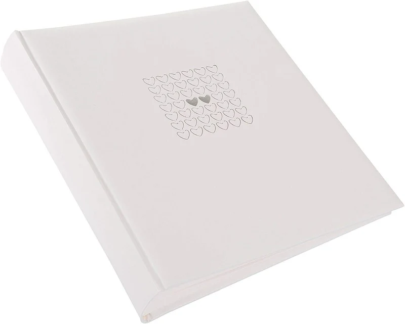 goldbuch 31450 Hochzeitsalbum Elegance, Album für Fotos & Bilder, 30 x 31 cm, Fotoalbum mit 100 weis