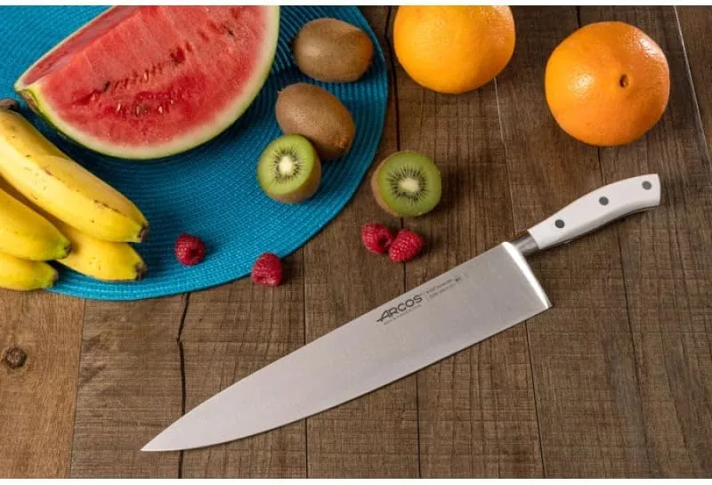 Arcos 233824 Serie Riviera Blanc - Kochmesser - Klinge aus Nitrum geschmiedetem Edelstahl 300 mm - H