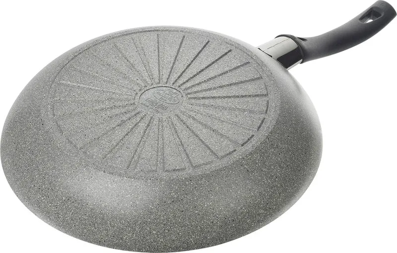 BALLARINI Ferrara Granitium Pfanne mit Antihaftbeschichtung, 24 cm, Induktionsgeeignet, Mit Temperat