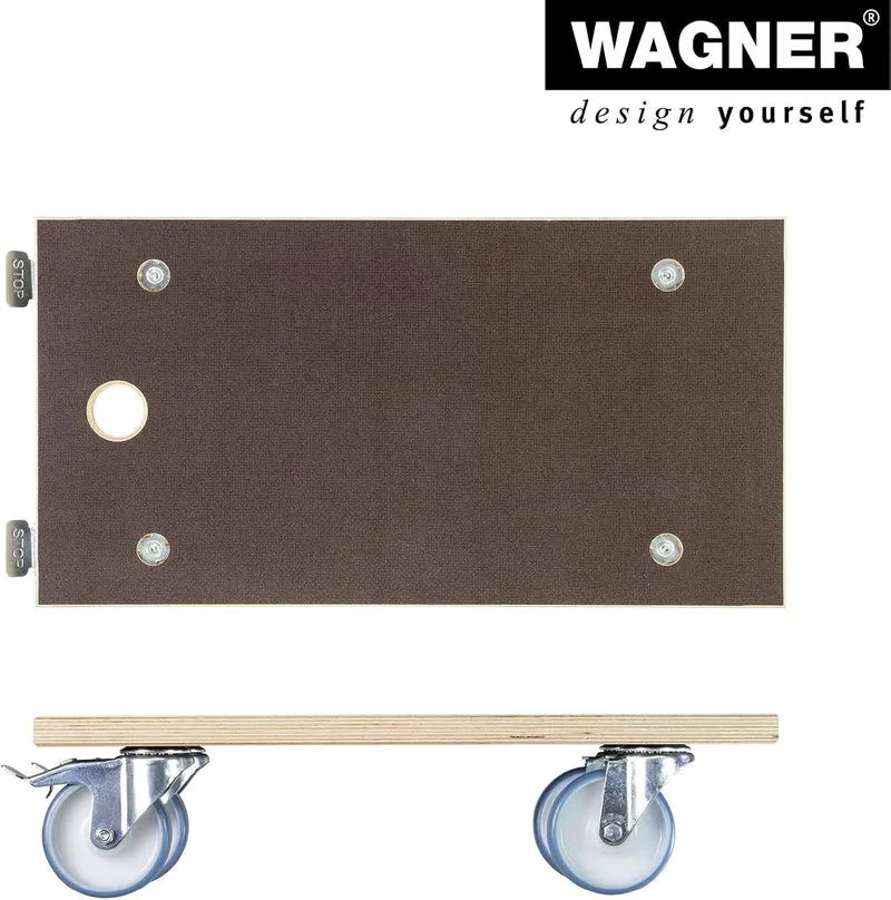 Wagner Transporthilfe MM 1341 I 57,5 x 30 x 15 cm - Tragkraft 500 kg - Multiplex - schwer beladene K