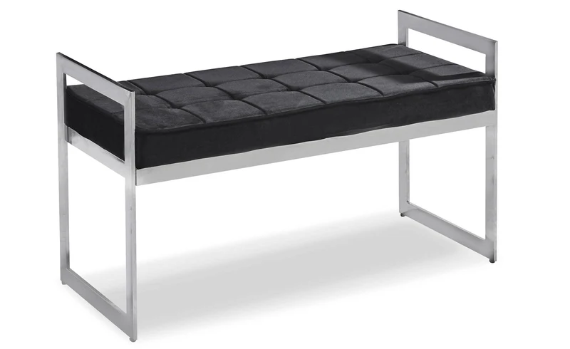 Menzzo Romantischer Chic, schwarz, L94 x P44 x H46 cm
