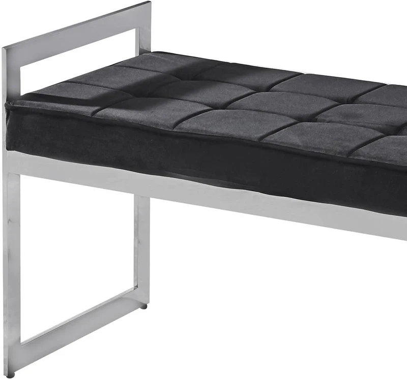 Menzzo Romantischer Chic, schwarz, L94 x P44 x H46 cm