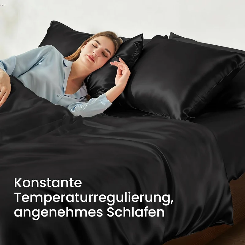 THXSILK 25 Momme Seide Kissenbezug für Haar und Haut - Maulbeerseide Kissenbezug - Hypoallergen mit