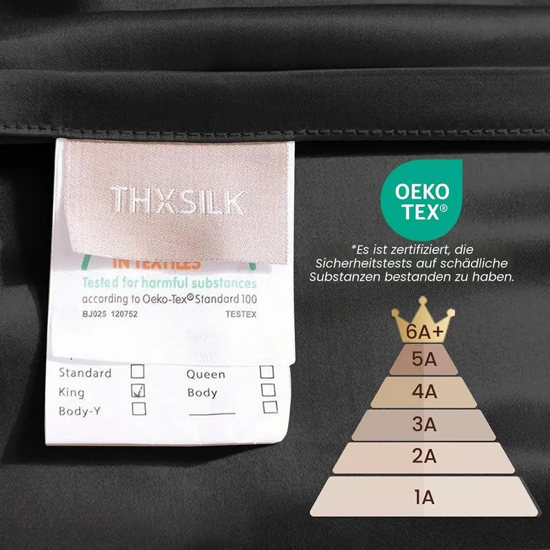 THXSILK 25 Momme Seide Kissenbezug für Haar und Haut - Maulbeerseide Kissenbezug - Hypoallergen mit