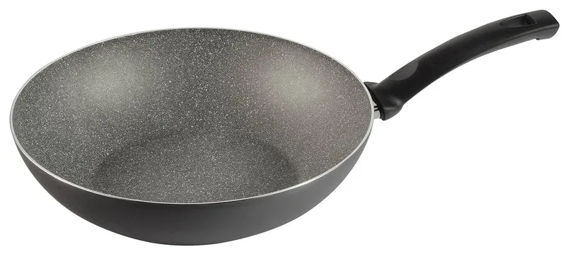 BALLARINI Lucca Granitium Wok, antihaftbeschichtet, 28 cm, grau